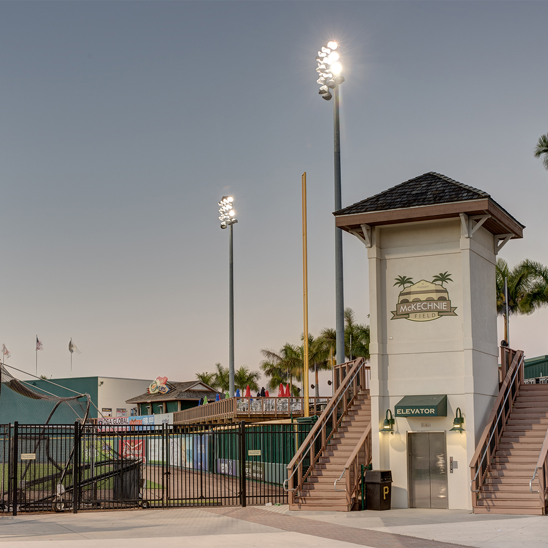 sports complex construction site with turf field installation