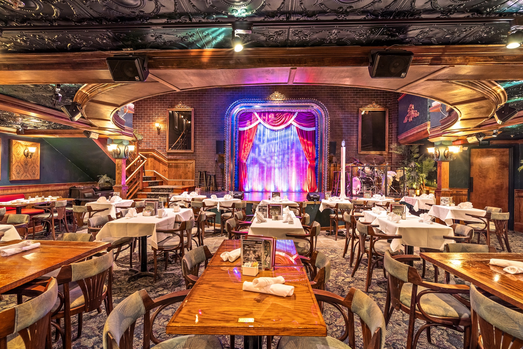 theater construction with stage and seating installation in Sarasota