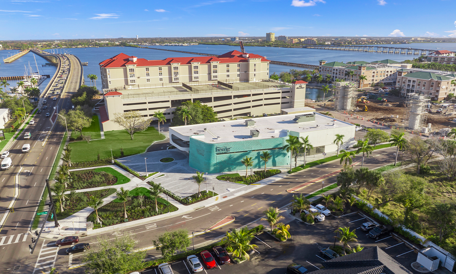 fine arts building construction progress Florida