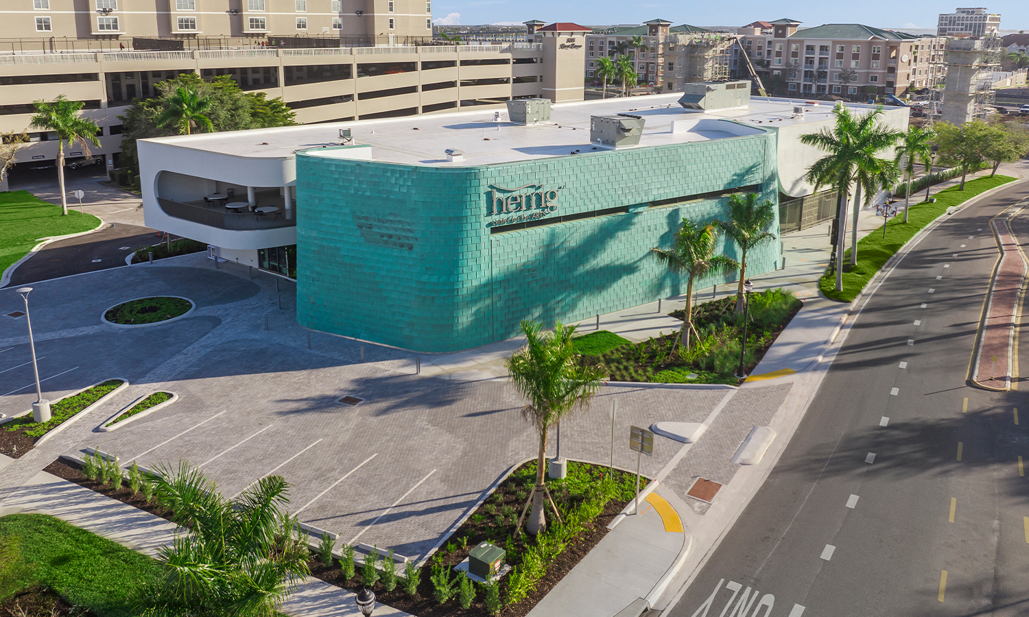 fine arts building construction progress Florida