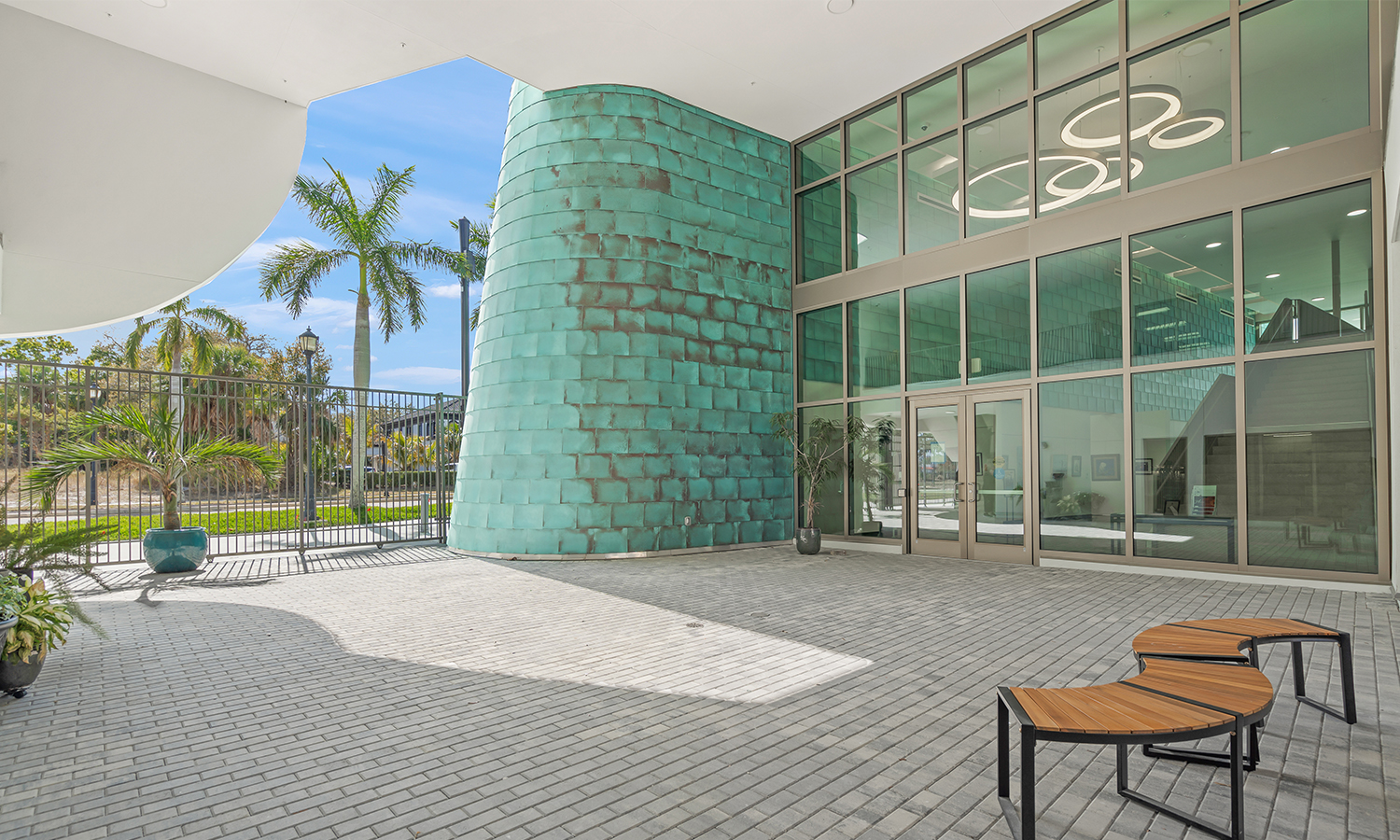 fine arts building construction progress Florida