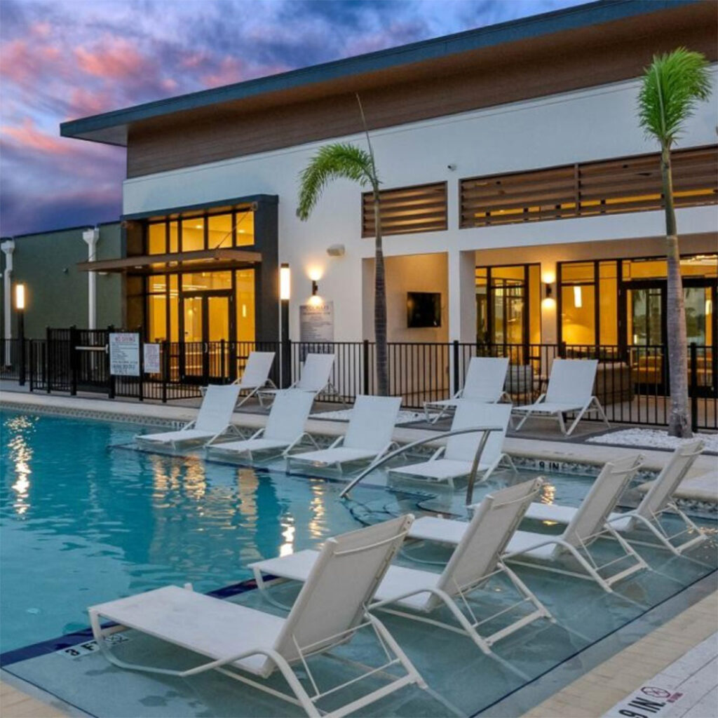luxury apartment construction project in Florida