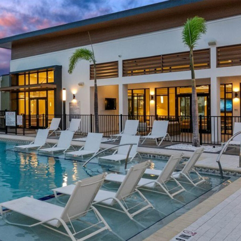 luxury apartment construction project in Florida