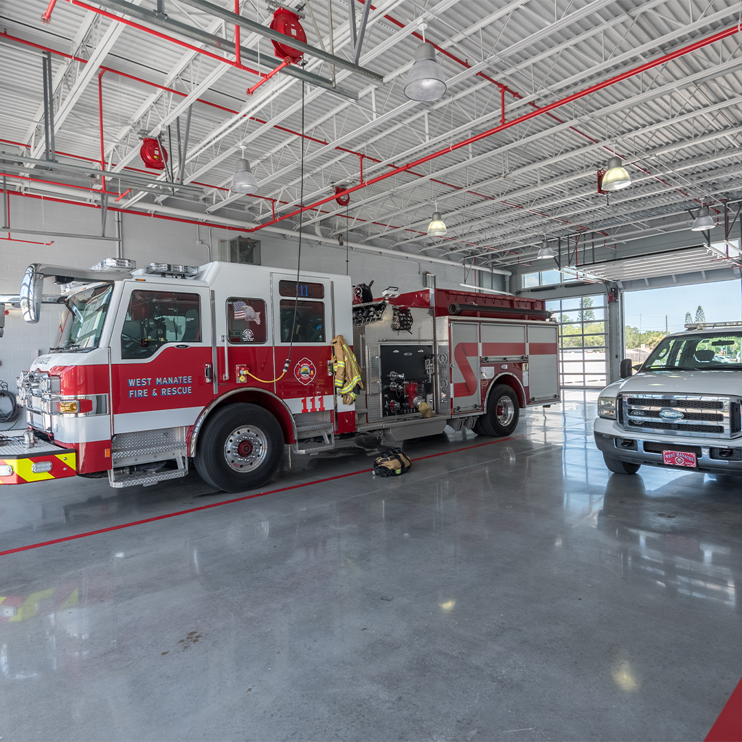 what does a fire station construction project look like in Florida