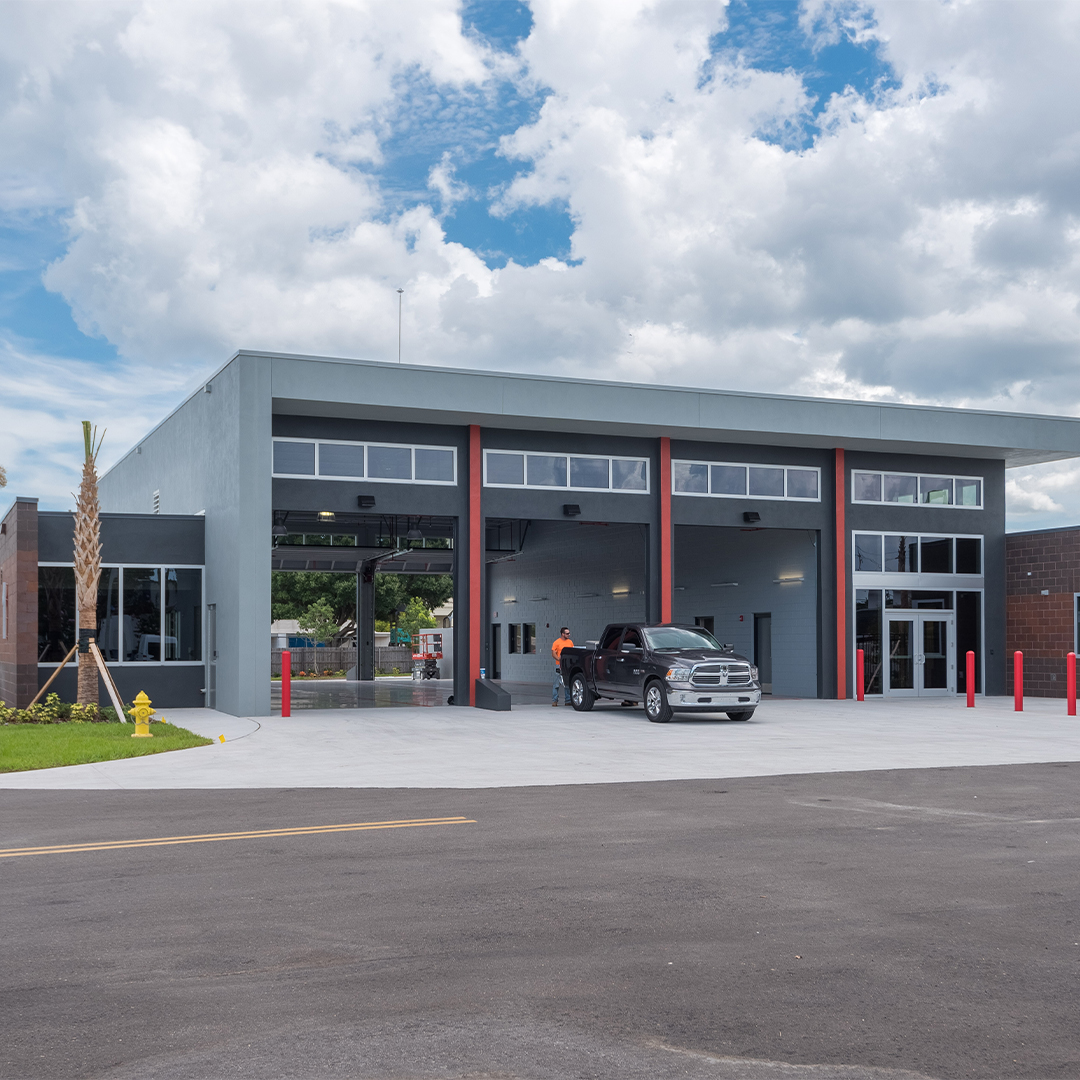 what does a fire station construction project look like in Florida