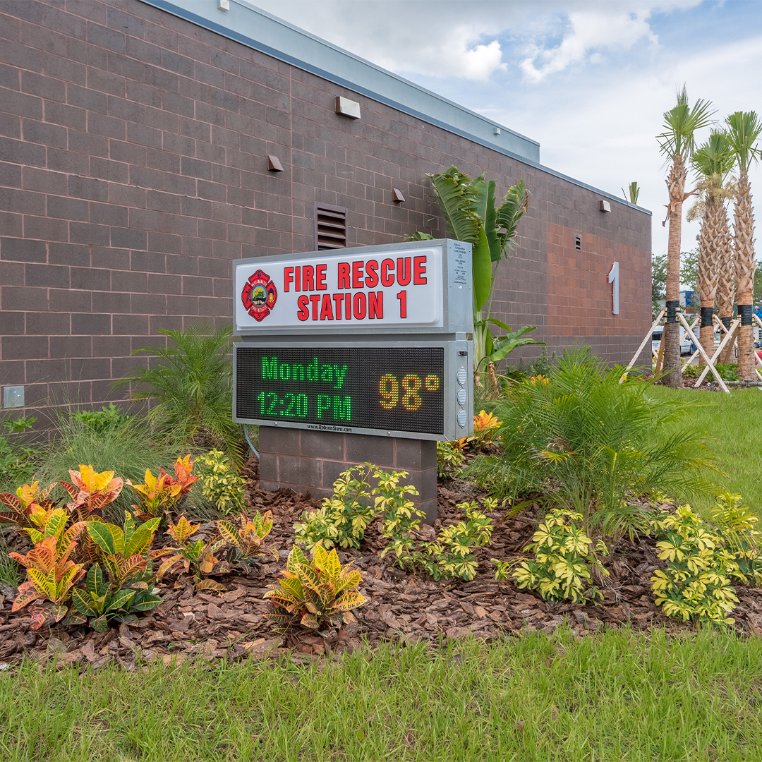 what does a fire station construction project look like in Florida