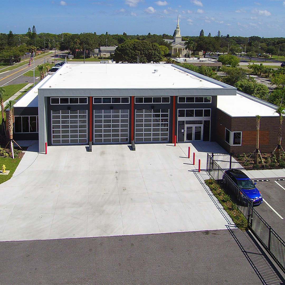 what does a fire station construction project look like in Florida