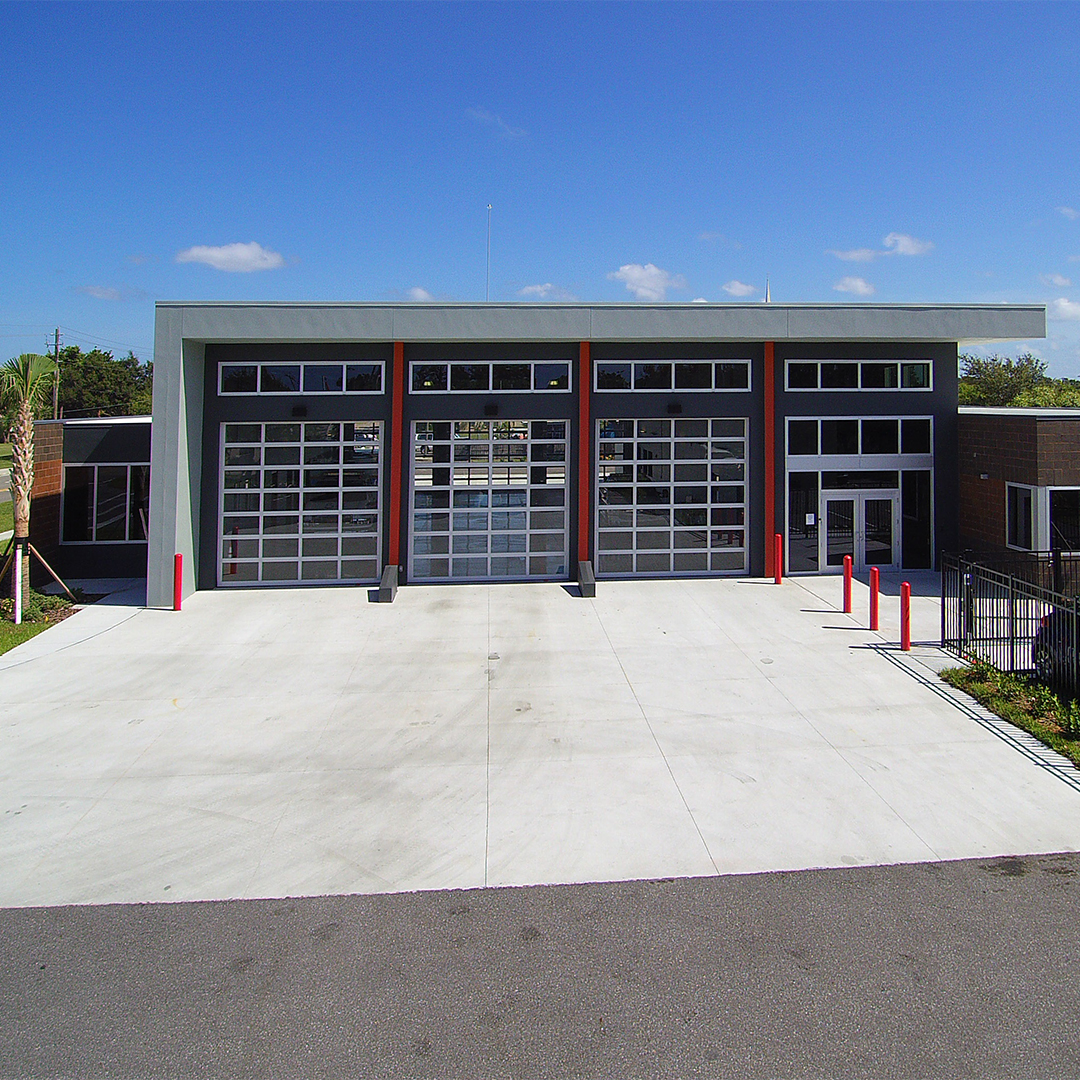 what does a fire station construction project look like in Florida