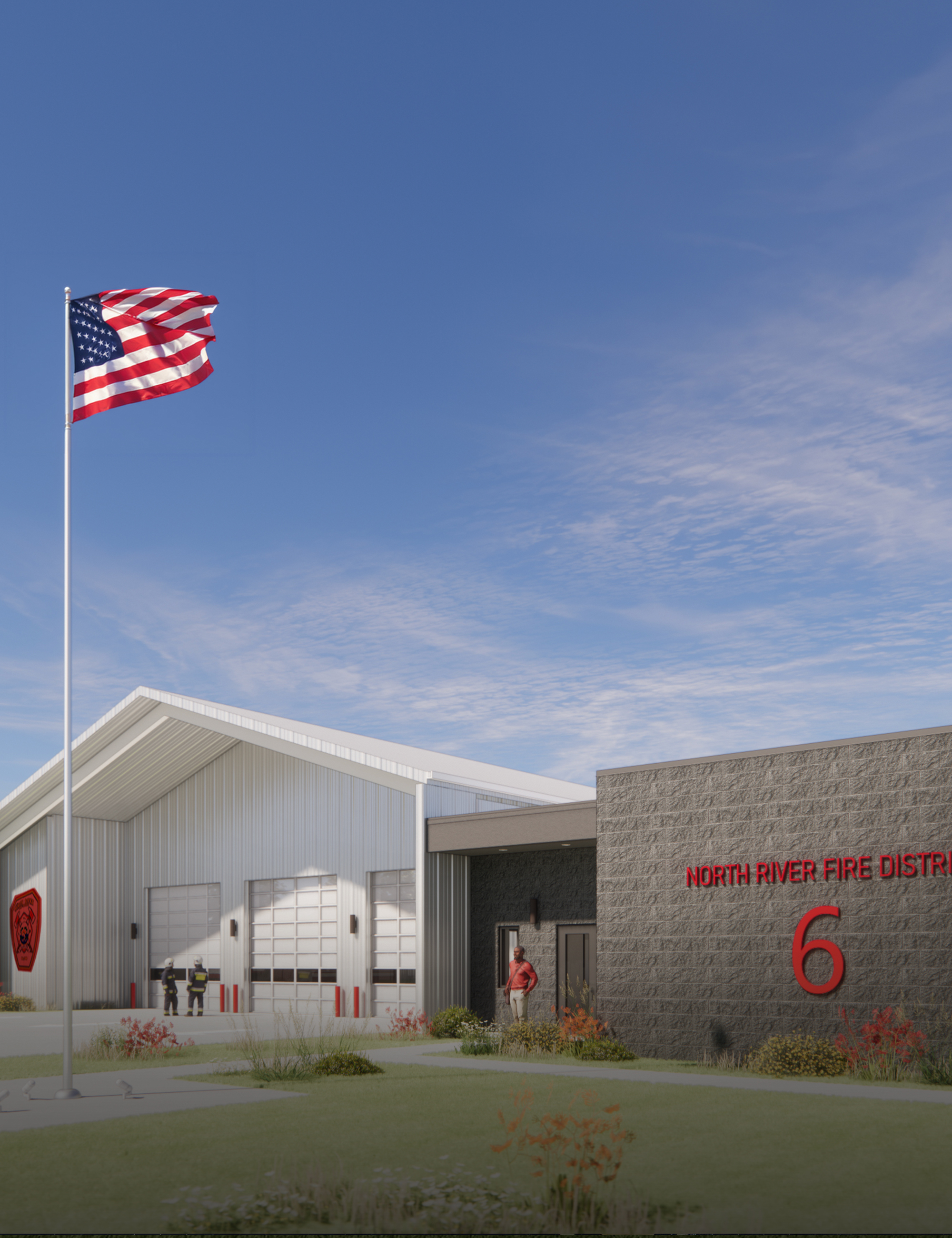 what a completed fire station looks like in Florida