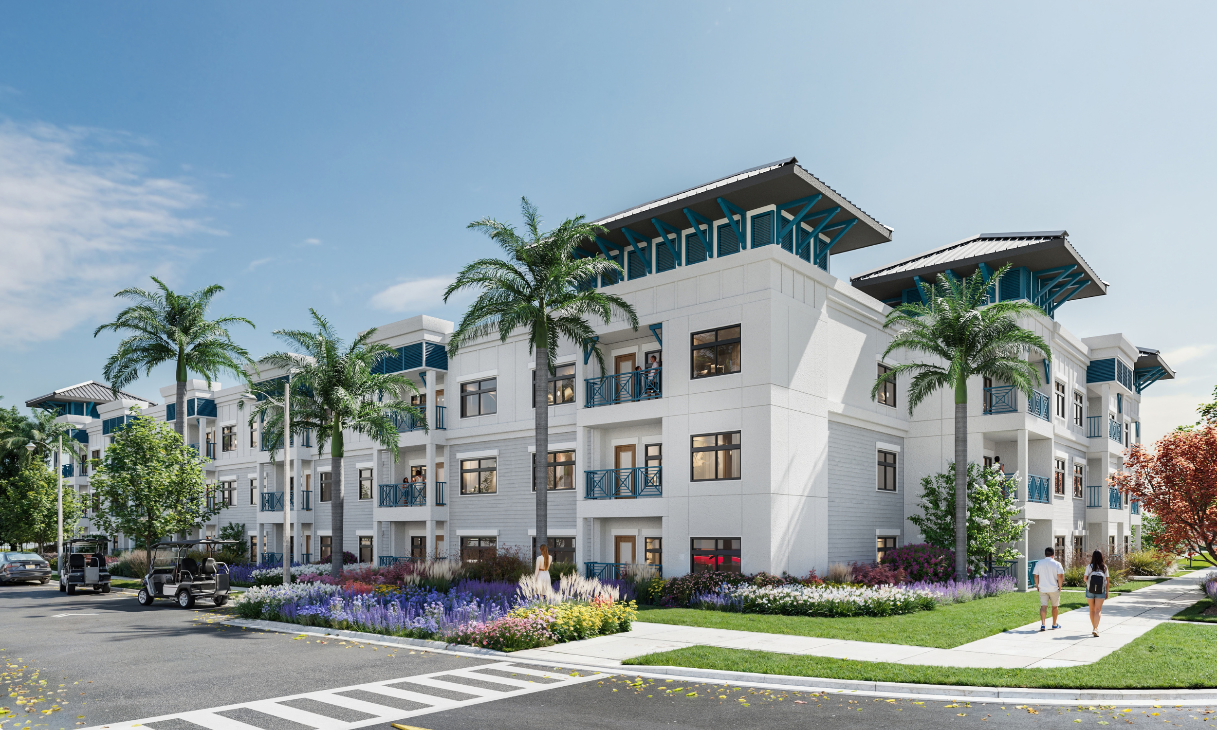 SeaFlower Rendering Apartment building rendering located in Bradenton